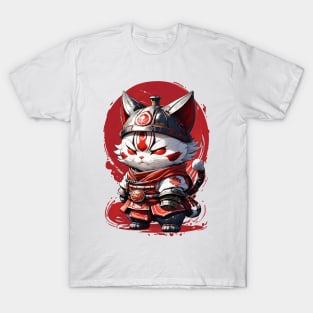 Samurai Cat 13 T-Shirt